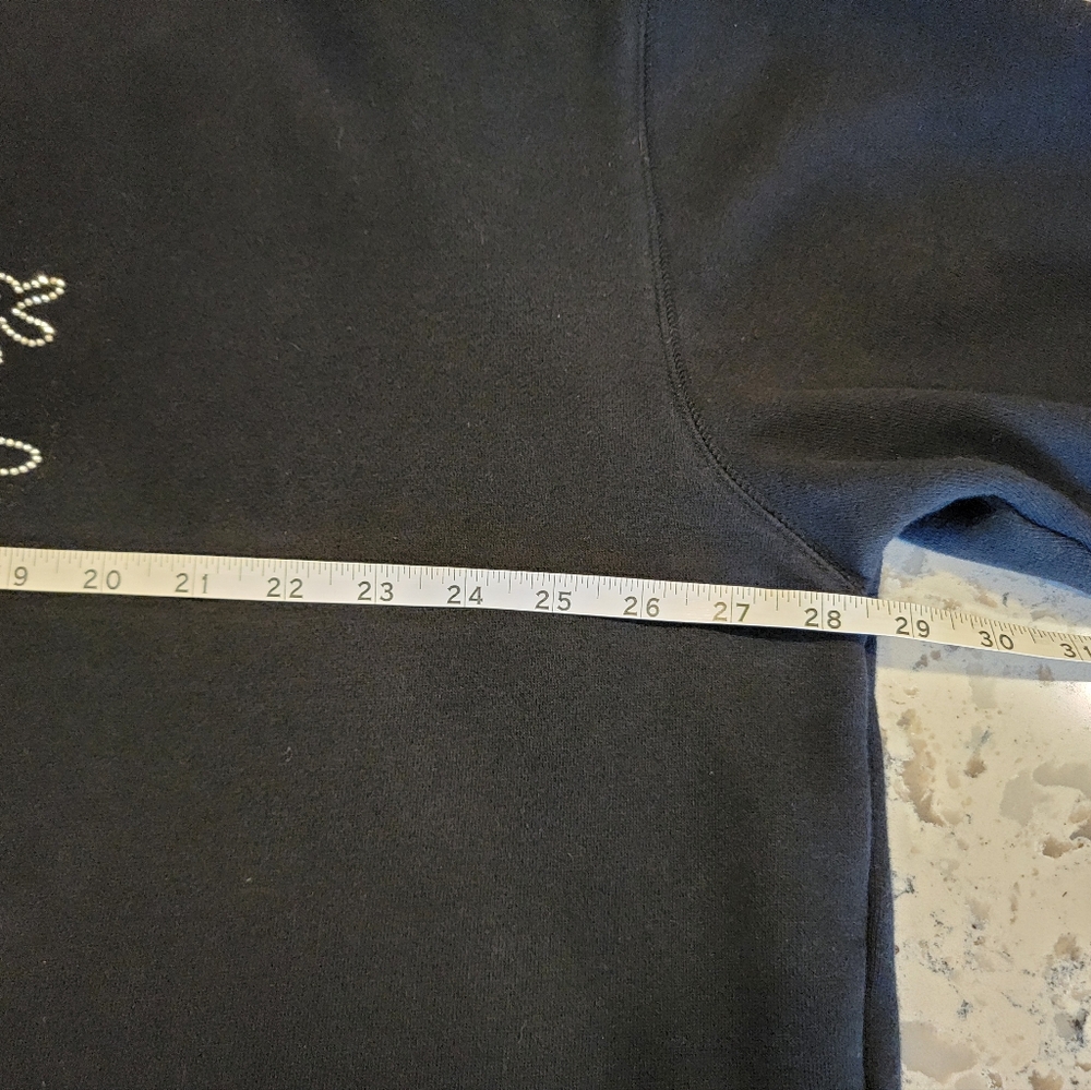 DISNEY‎ Mickey & Minnie Mouse Rhinestone Hearts Sweatshirt XXL - Picture 6 of 10